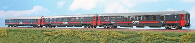 ACME 55275 - H0 - 3-tlg. Set Personenwagen IC Notte, FS, Ep. VI - Set 2